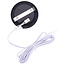 Set van 2 Cabinet Led Inbouwspot warm wit, zwarte uitvoering IP44, dimbaar