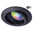 Ansell Set van 3 stuks Zwarte Wifi. RGB en dimtone inbouwspots, 5,5 W. Dimbaar via app of afstandsbediening