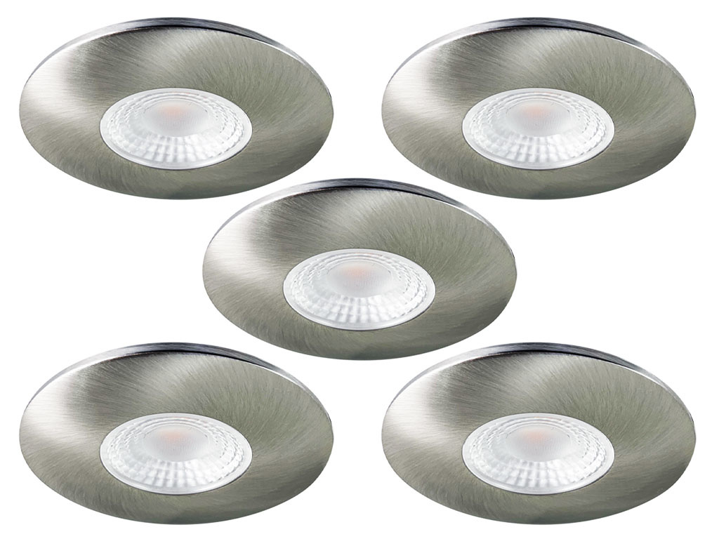 Set van 5 Cabinet Led Inbouwspot IP44