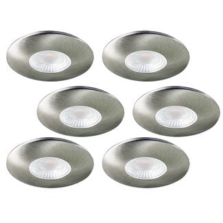 Set van  6 Cabinet Led Inbouwspot IP44