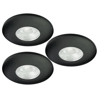 Set van 3 Cabinet Led Inbouwspot IP44