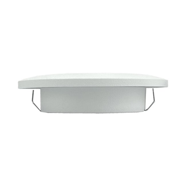 Set van 6 Cabinet Led Inbouwspots warm wit, witte uitvoering IP44, dimbaar