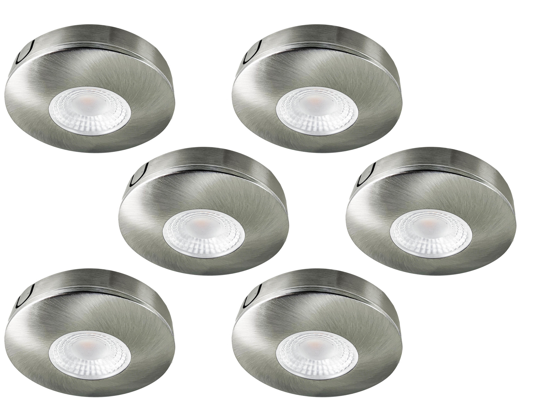 Set van 6 Cabinet Led Opbouwspot IP44