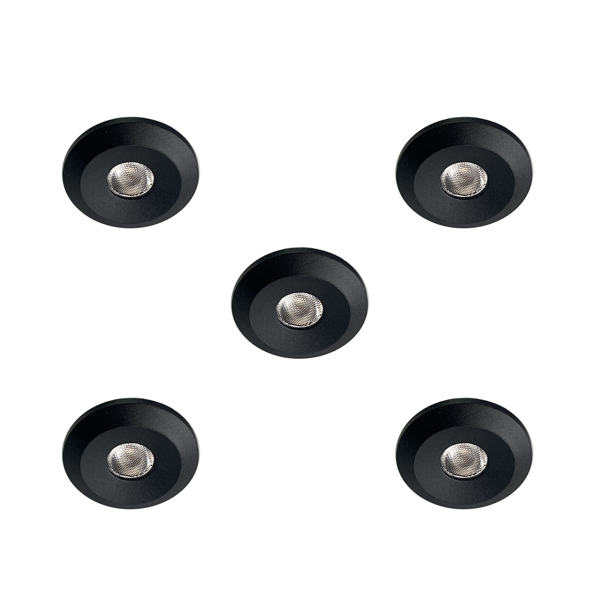 Set van 5 Microledjes Maduro, 1,2 Watt, IP44