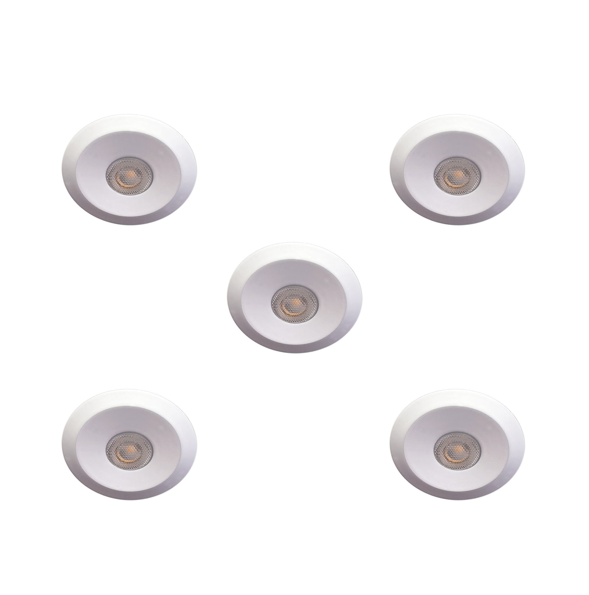 Set van 5 Microledjes Maduro, 1,2 Watt, IP44