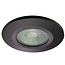 Set van 3 stuks Badkamer LEDspot Venetië, IP65 Dimbaar, zwarte uitvoering, Warm wit licht