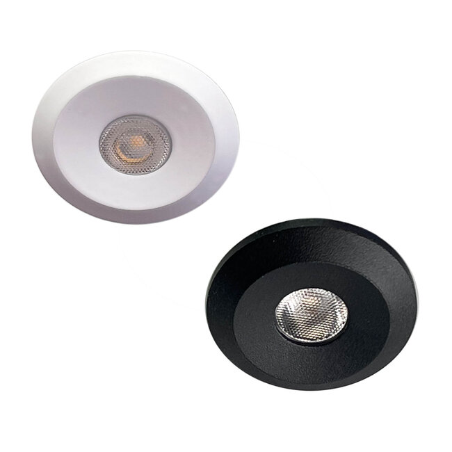 Set van 4 Microledjes Maduro, dimbaar, 1,2 Watt, Wit IP44