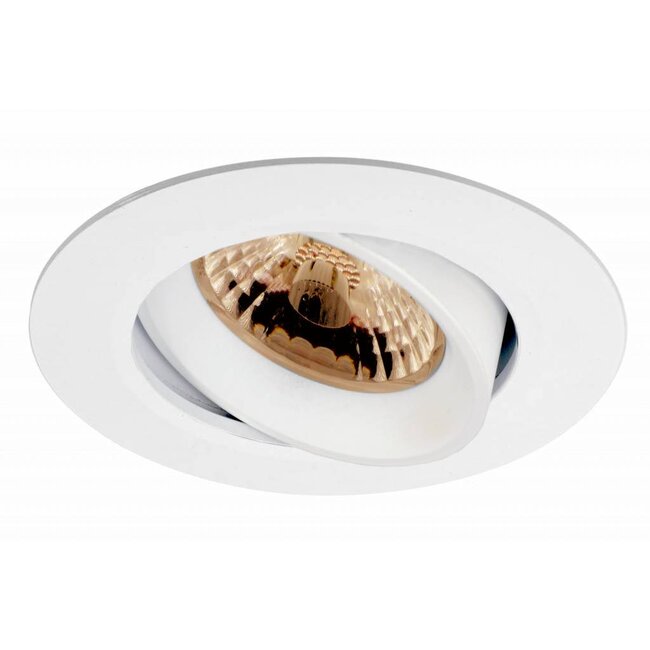 Set van 3 stuks Inbouw LEDspot Parijs, Warm wit licht, dimbaar, 8 Watt, kantelbaar