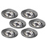 Set van 6 stuks Inbouw LEDspot Parijs,  8 Watt