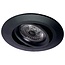 Set van 6 stuks Inbouw LEDspot Parijs, Warm wit licht, dimbaar, 8 Watt, kantelbaar, Zwart