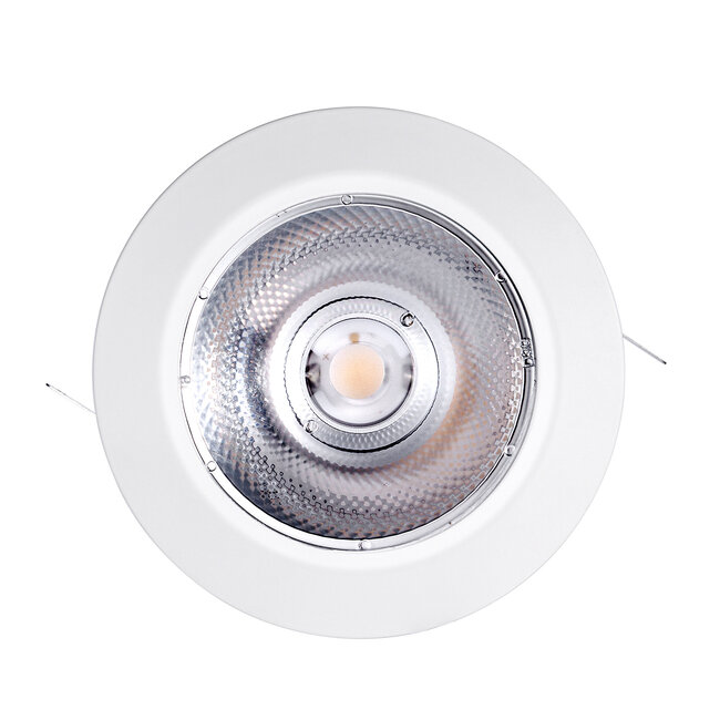 Inbouw LEDspot Riga, 6 Watt, IP44, Dim to warm, Witte uitvoering