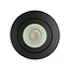 Set van 4 Badkamer LEDspot Rome IP65, 6 Watt, Dimbaar, kantelbaar, Zwarte uitvoering, Warm wit licht