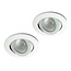 Set van 2 Badkamer LEDspot Rome 6 Watt, IP65