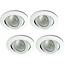Set van 4 Badkamer LEDspot Rome 6 Watt, IP65