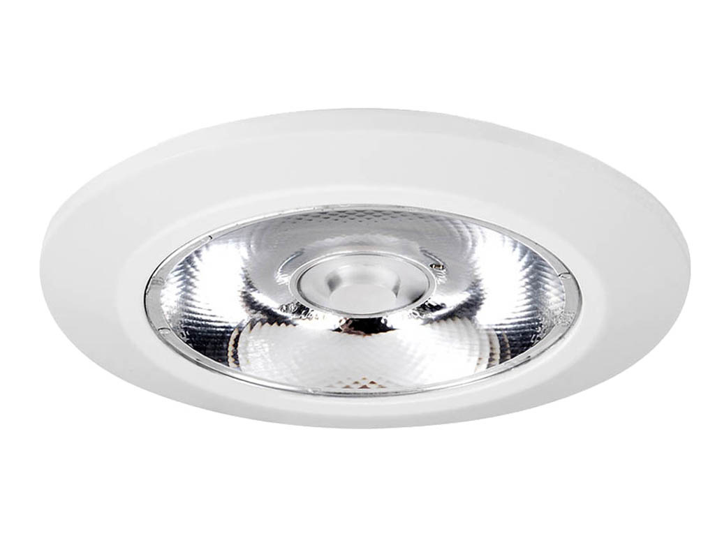 Inbouw LEDspot Riga, 6 Watt, IP44, Dim to warm, Witte uitvoering