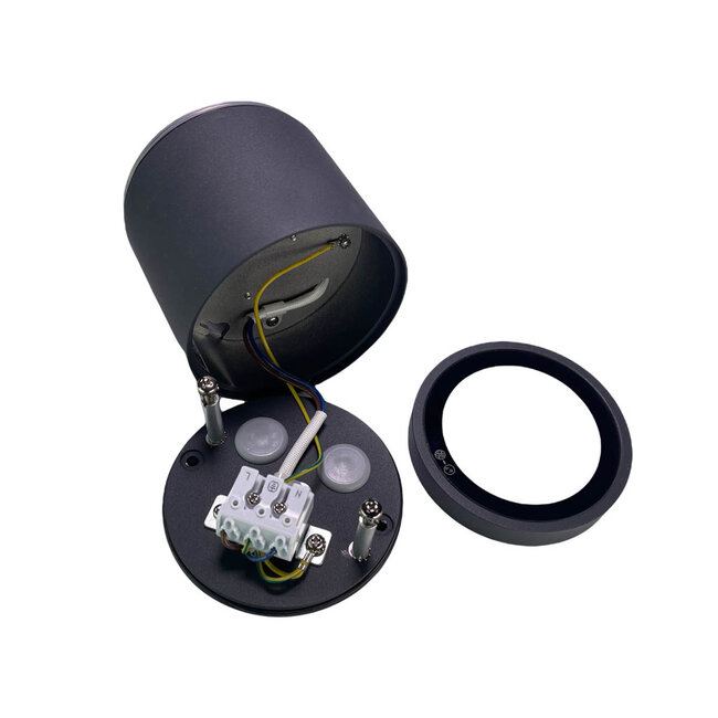 Opbouw LEDspot Furia 10 Watt, IP54 Dimbaar, Warm wit licht