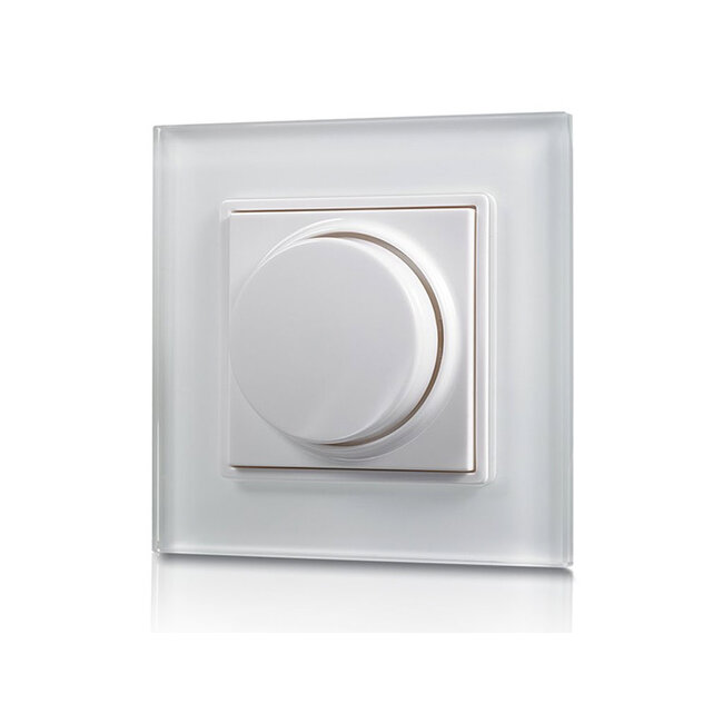 Led druk-draaiknop dimmer, draadloos.