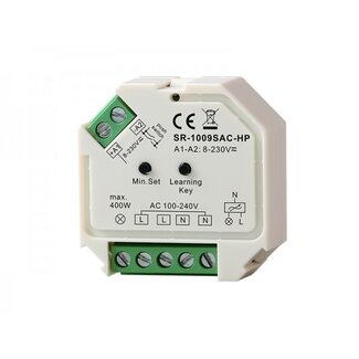 Ontvanger, dimunit voor druk-draai dimmer of afstandsbediening