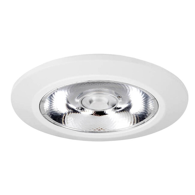 Set van 4 stuks Inbouw LEDspot Riga, 6 Watt, IP44, Dim to warm, Witte uitvoering