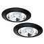 Set van 2 Inbouw LEDspot Riga, 6 Watt, Dim to warm, IP44