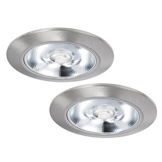 Set van 2 Inbouw LEDspot Riga, 6 Watt, Dim to warm, IP44