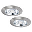 Set van 2 Inbouw LEDspot Riga, 6 Watt, Dim to warm, IP44