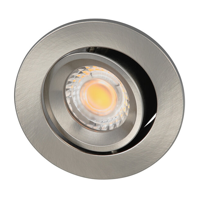 Inbouw Ledspots  Hamburg 4,5 watt IP44 Dim to warm RVS Kleur