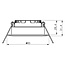 Inbouw Ledspot Praag Wit, 5 Watt, Dimbaar, Warm Wit licht , IP44