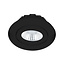 Inbouw Ledspot Praag zwart, 5 Watt, Dimbaar, Warm Wit licht , IP44