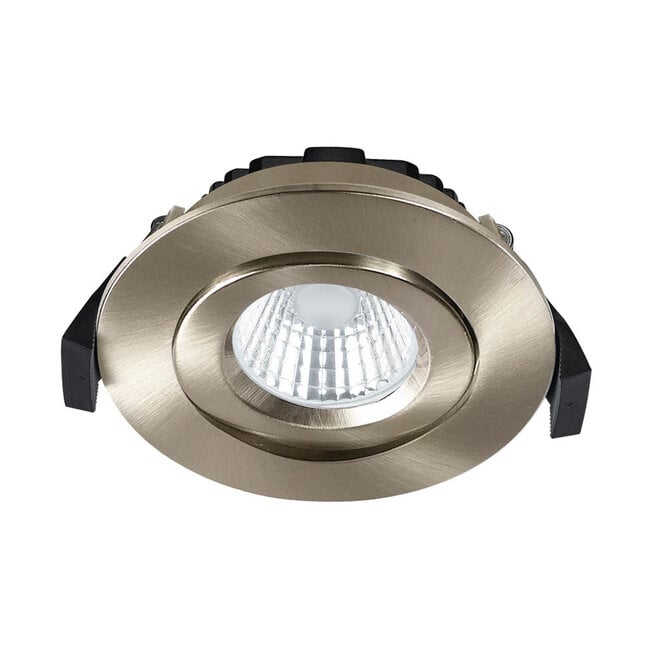 Inbouw Ledspot Praag RVS, 5 Watt, Dimbaar, Warm Wit licht , IP44