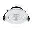 Set van 3 Inbouw Ledspot Praag Wit, 5 Watt, Dimbaar, Warm Wit licht , IP44