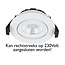 Set van 4 Inbouw Ledspot Praag Wit, 5 Watt, Dimbaar, Warm Wit licht , IP44