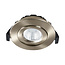 Set van 2 Inbouw Ledspot Praag RVS, 5 Watt, Dimbaar, Warm Wit licht , IP44
