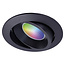 Ansell Zwarte Wifi. RGB en dimtone LED-inbouwspot, 5,5 W. Dimbaar via app of afstandsbediening