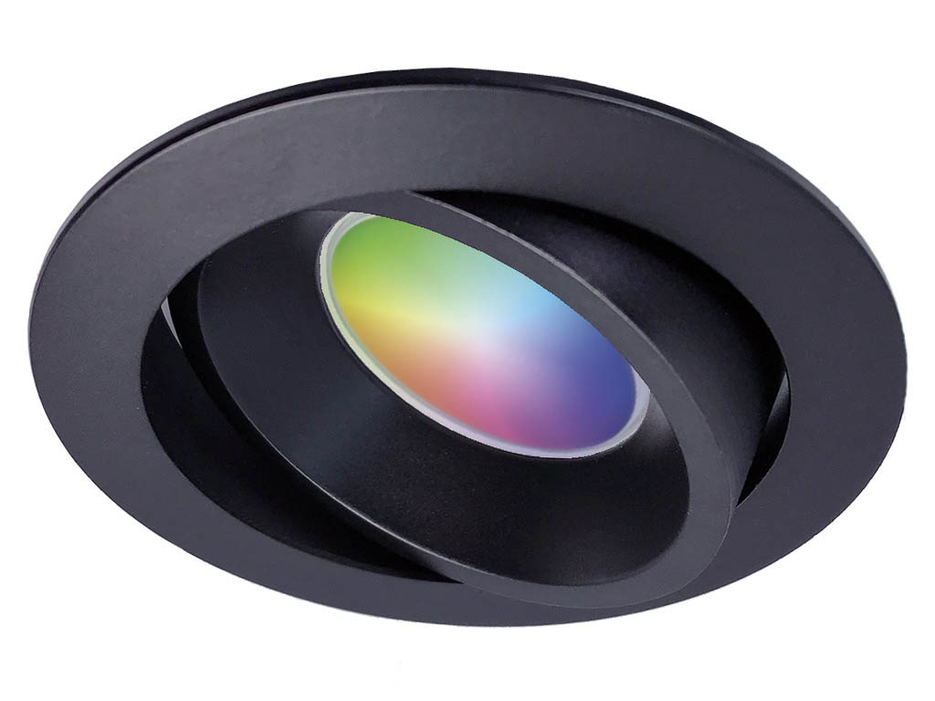 Ansell Smart Inbouwspot Zwart - RGB & Dimtone