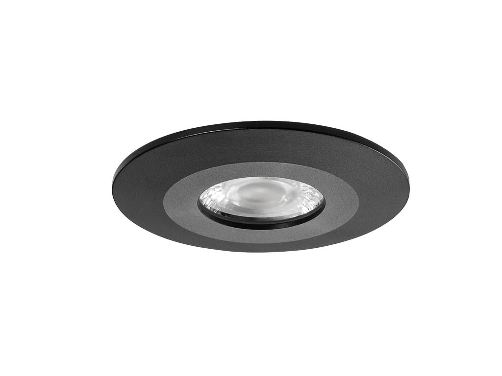 Inbouw Mini Ledspotjes Turijn 4,5 Watt IP65 Dimbaar Zwarte Kleur
