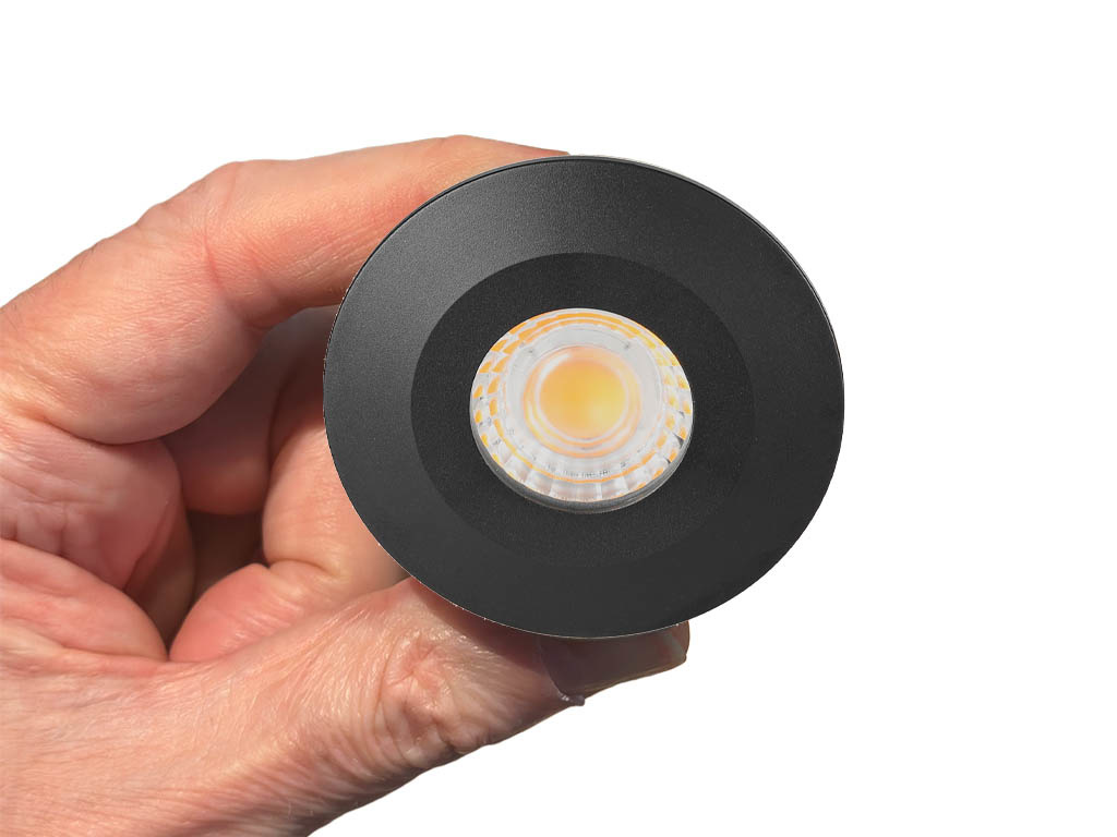 Inbouw Micro Ledspotjes Turijn 4,5 Watt IP65 Dimbaar Zwarte Kleur ...