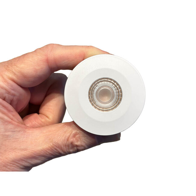 Inbouw Mini Ledspotjes Turijn 4,5 Watt IP65 Dimbaar Witte Kleur