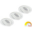 Philips Set van 3 LED inbouwspot 4,9W