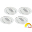Philips Set van 4 LED inbouwspot 4,9W