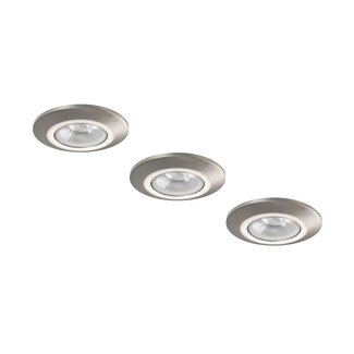 Set van 3 Micro InbouwLEDspot Bern,  1,2 Watt, IP65