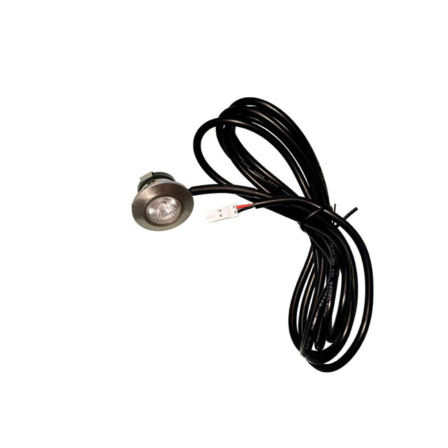 Set van 6 Inbouw Micro Ledspotjes Bern 1,2 watt IP65 Dimbaar rvs kleur