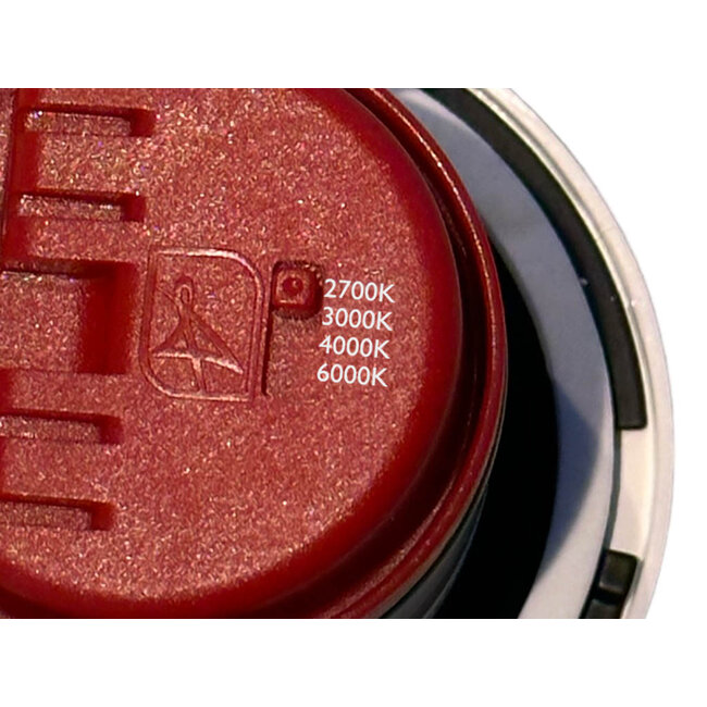 Set van 3 stuks badkamer LEDspot Venetië, IP65 Dimbaar, Witte uitvoering, Warm wit licht