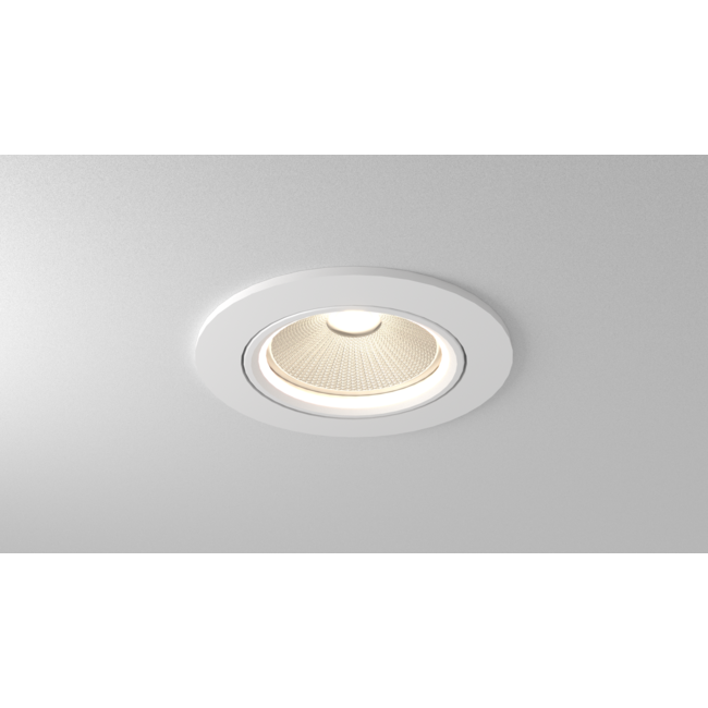 Set van 4 Witte Inbouw Ledspot Oslo, 6 Watt, Dimbaar Warm Wit IP44