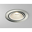 Set van 4 Rvs kleur Inbouw Ledspot Oslo, 6 Watt, Dimbaar Warm Wit IP44