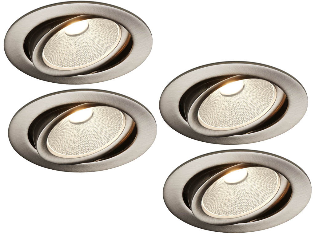 Set van 4 Inbouw Ledspot Oslo, 6 Watt, IP44