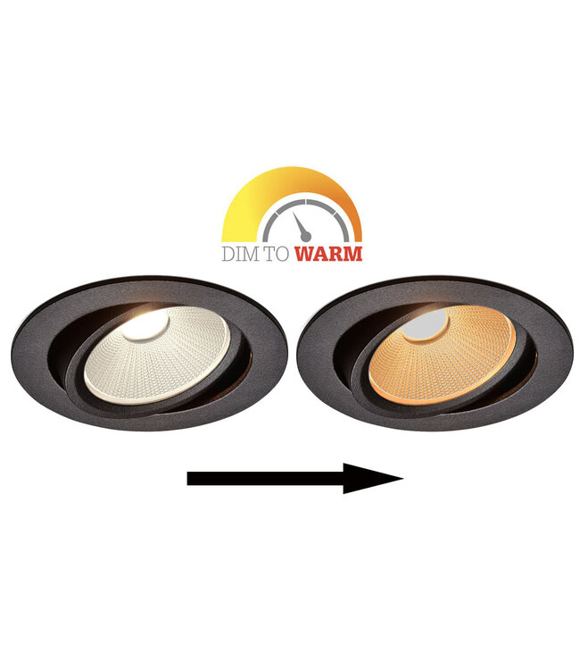 YanFeiYit Led-spots, lamp, lamp, dimbaar, keramiek, plat