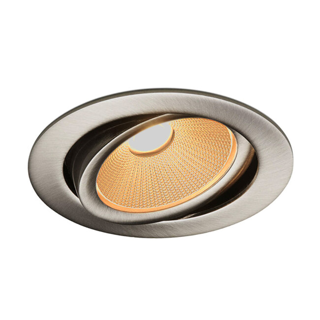 Set van 4 Rvs Inbouw Ledspot Oslo, 6 Watt, Dim to Warm Wit IP44