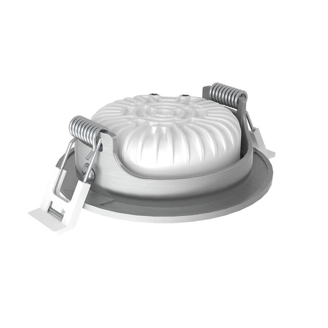 Set van 4 Rvs Inbouw Ledspot Oslo, 6 Watt, Dim to Warm Wit IP44