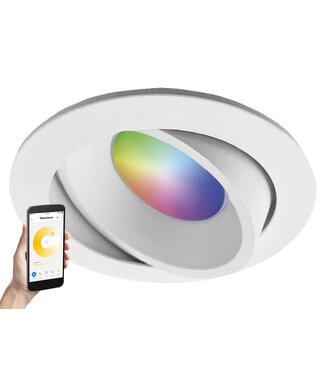 Smart Inbouwspot Wit - RGB & Dimtone